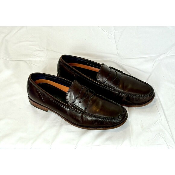 Cole Haan Men\'s 12 M Pinch Handsewn Penny Loafer Brown Style C11616 main image 5